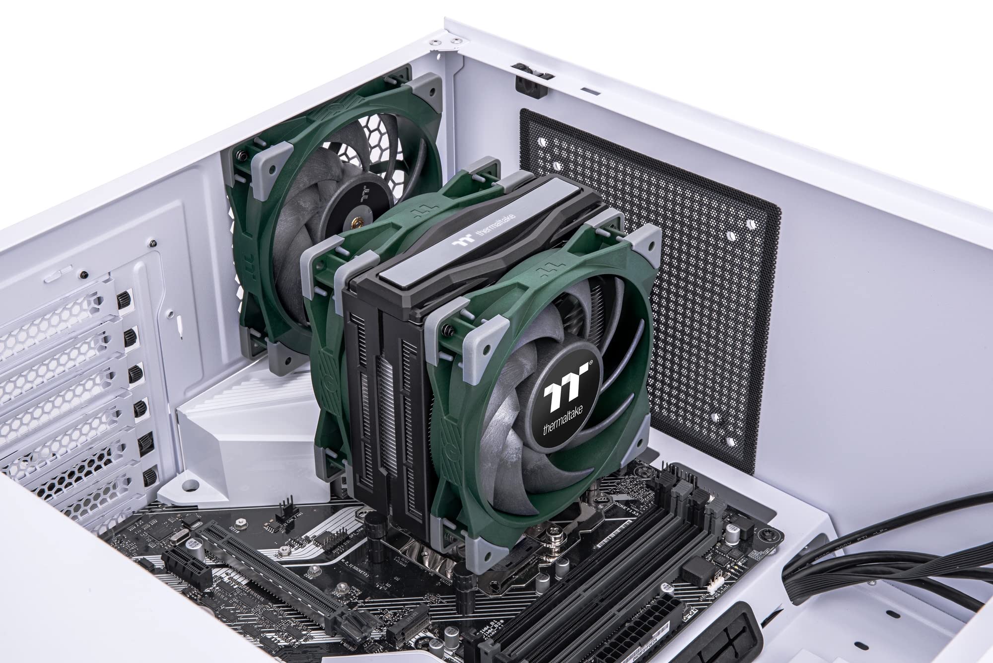Thermaltake TOUGHAIR 510 Racing Green CPU Air Cooler - High Performance Cooling for Gaming PC, Intel/AMD Processors - Perfect for Overclocking & High-End Gaming Rigs