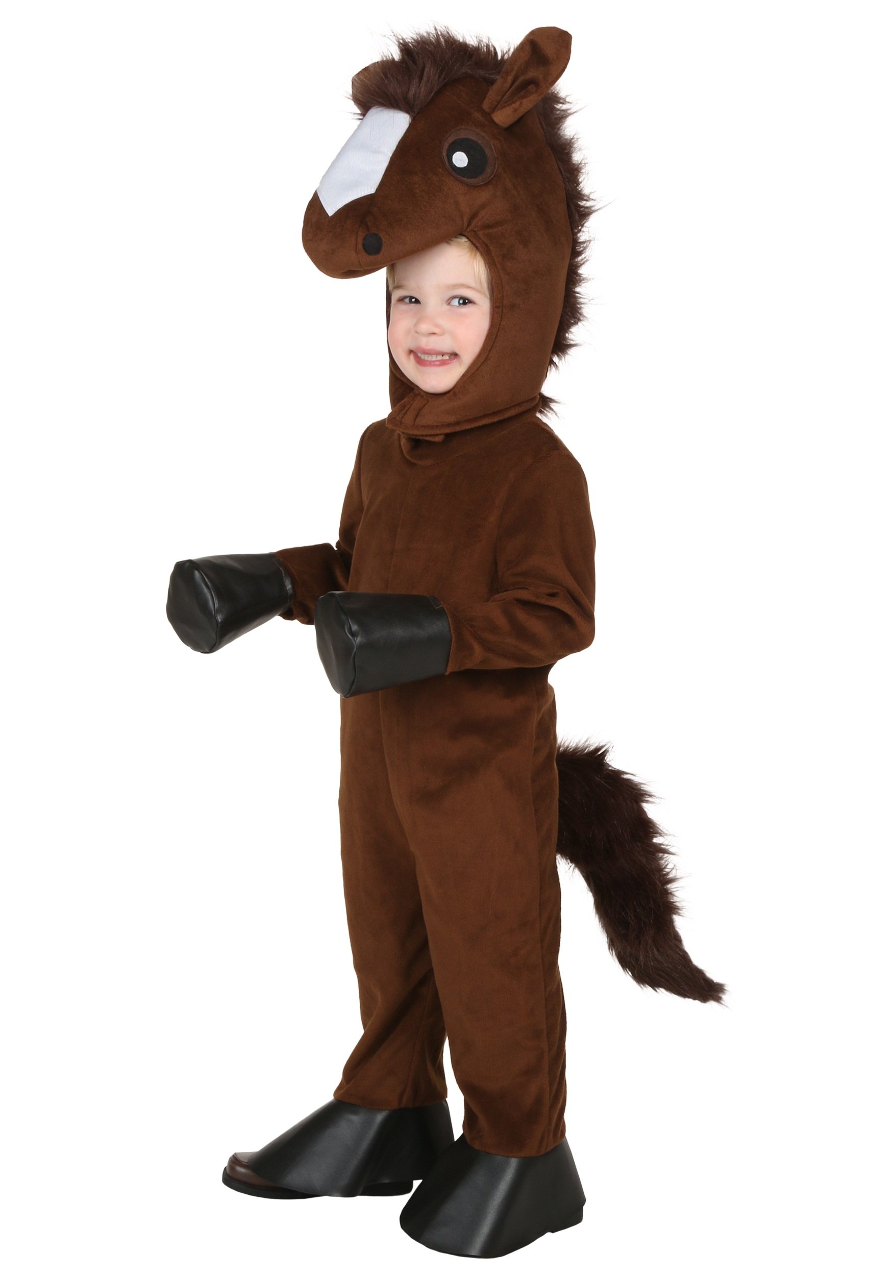 **Adorable Horse Costume for Toddler Boys & Girls - Soft & Comfortable Halloween Dress-Up Outfit for Kids' Parties & Photo Shoots**