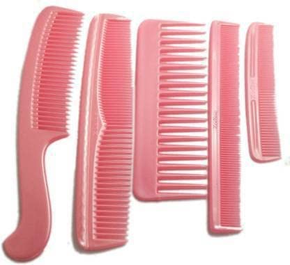 Eagean 5-Piece Hair Comb Set for Men & Women - Detangling, Styling & Grooming Kit for Home, Travel & Salon Use