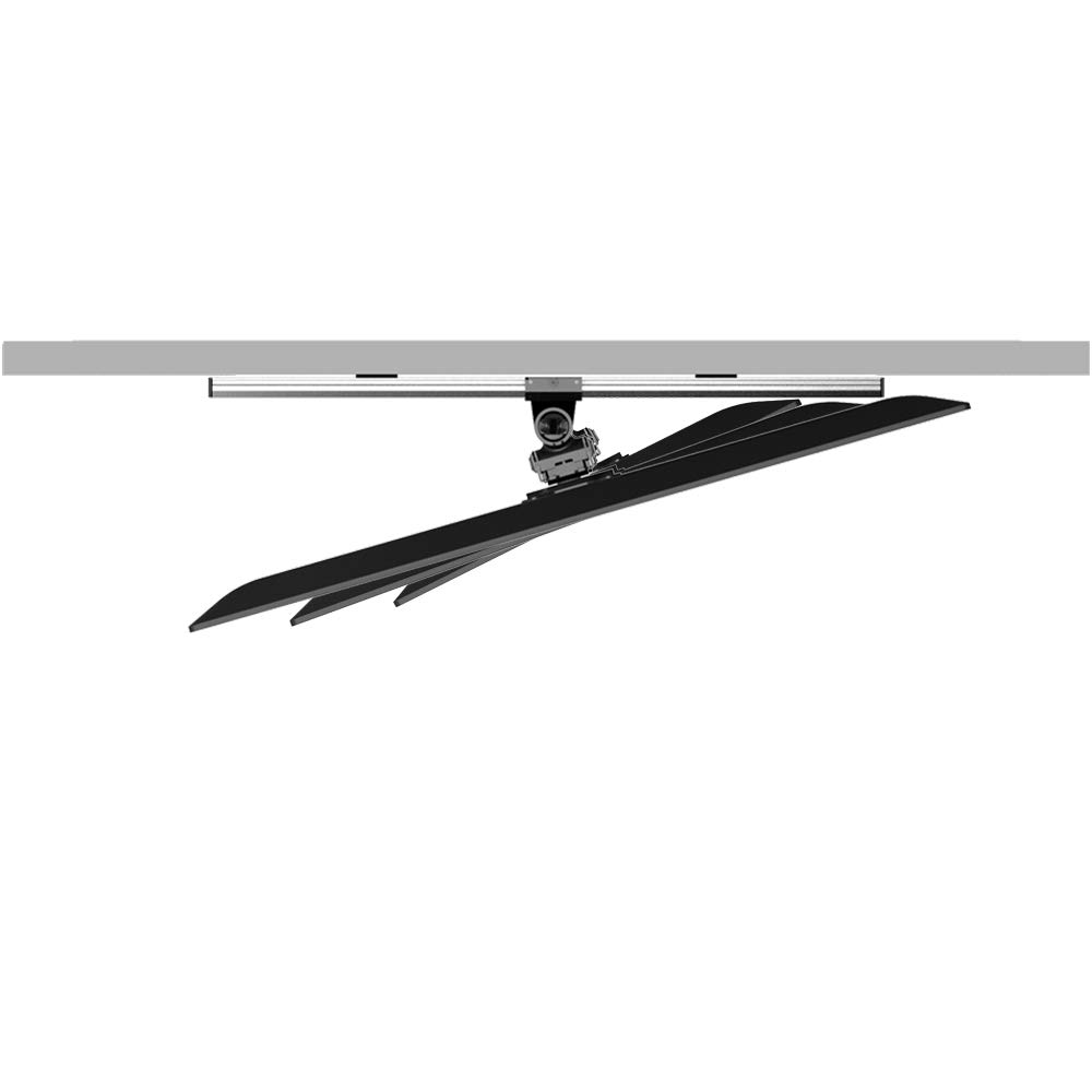 Adjustable Single Monitor Slideable Wall Mount Bracket - Heavy Duty VESA 75x75/100x100 Compatible for Home Office, Gaming & Workspace Setup