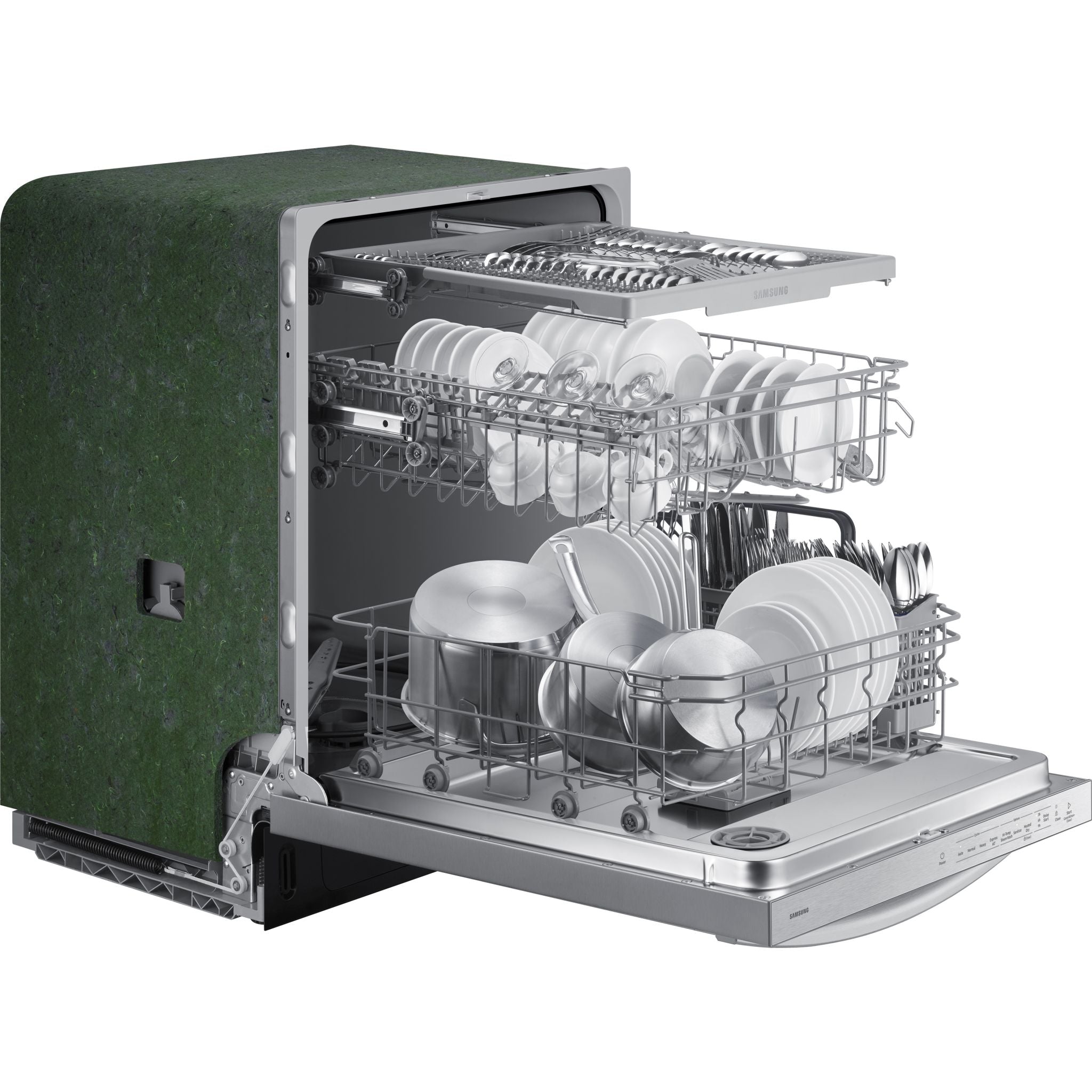 Samsung DW80CG4051SRAA Fingerprint Resistant Stainless Steel Dishwasher - Energy Efficient, Ultra Quiet for Modern Kitchens