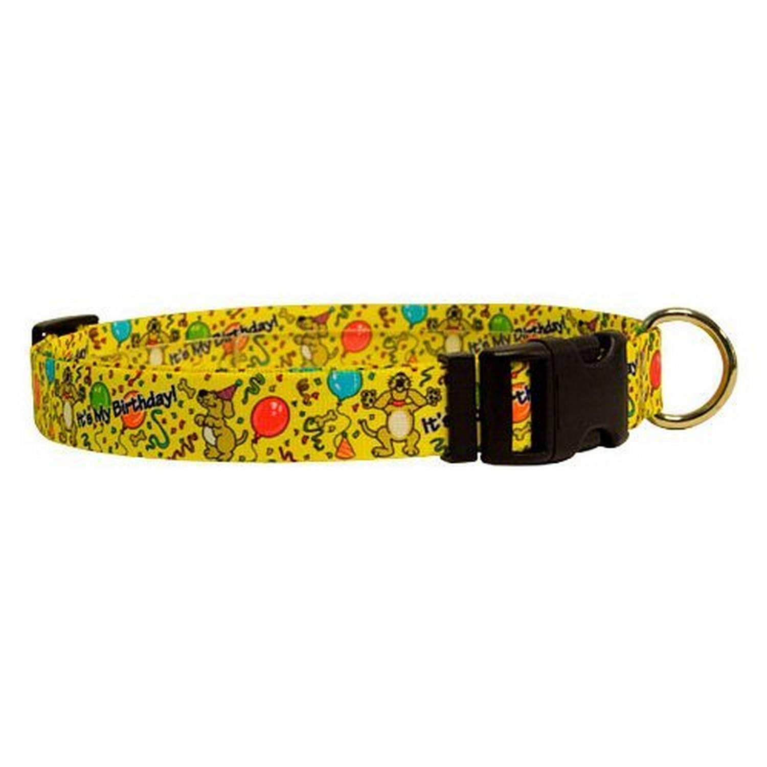 Happy Birthday Dog Collar - 3/8