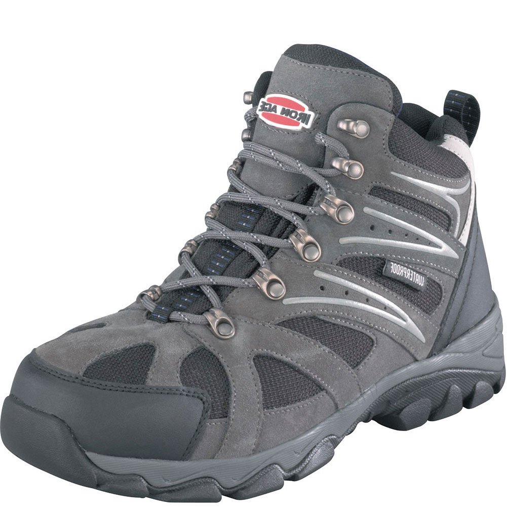 Iron Age Men's IA5250 Surveyor Work & Safety Boots - Steel Toe, Slip Resistant, Electrical Hazard Protection - Perfect for Construction, Warehouse & Industrial Work