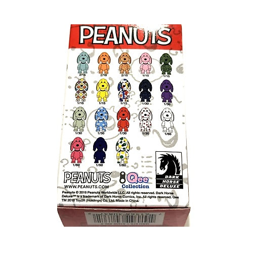 Dark Horse Snoopy Qee Peanuts Series 1 Blind Box - Collectible Vinyl Figure for Peanuts Fans | Perfect for Home Decor, Office Display & Gift Giving