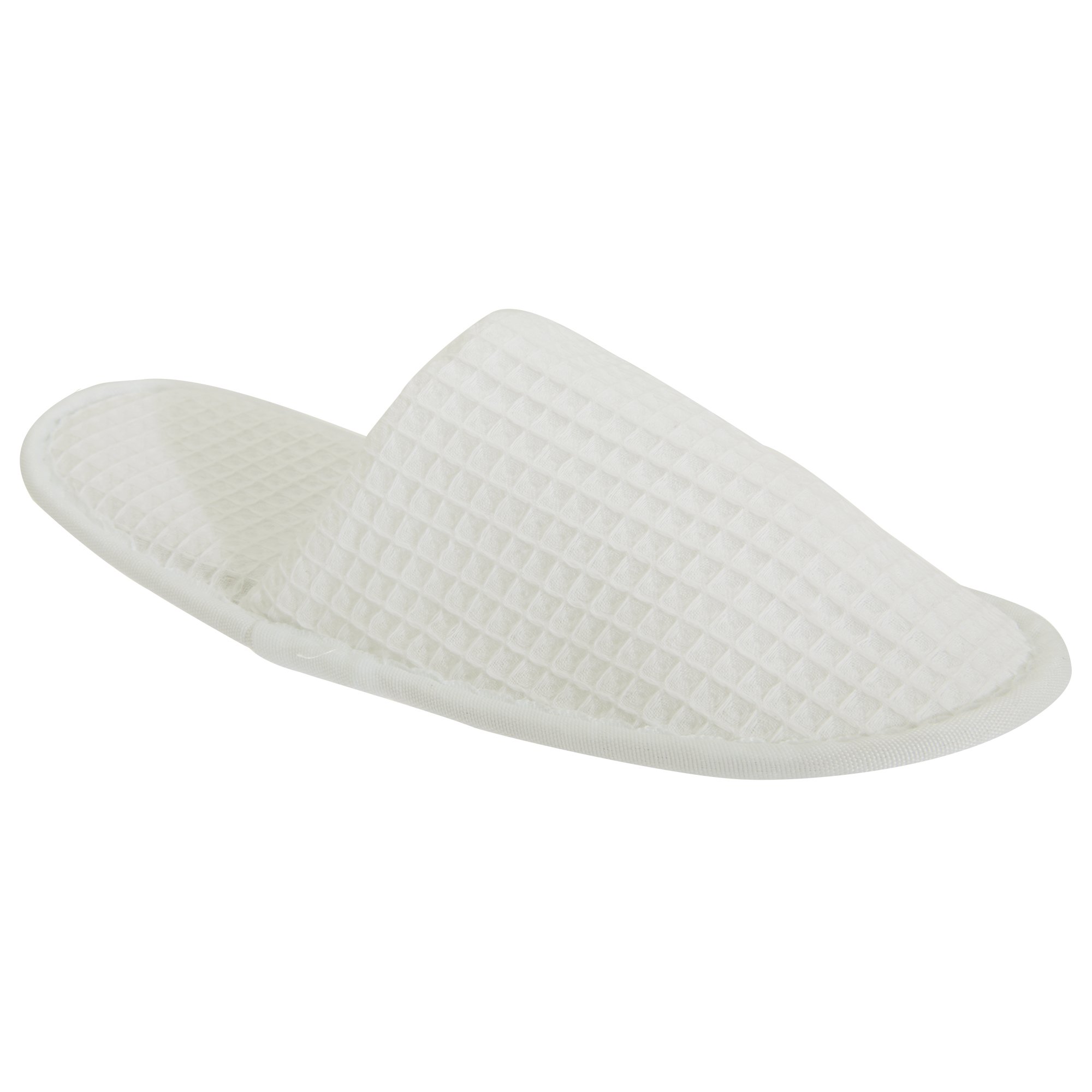 Towel City Unisex Waffle Mule Closed Toe Slippers - Soft & Cozy House Shoes for Men & Women | Perfect for Indoor Comfort, Spa Days & Relaxation at Home
