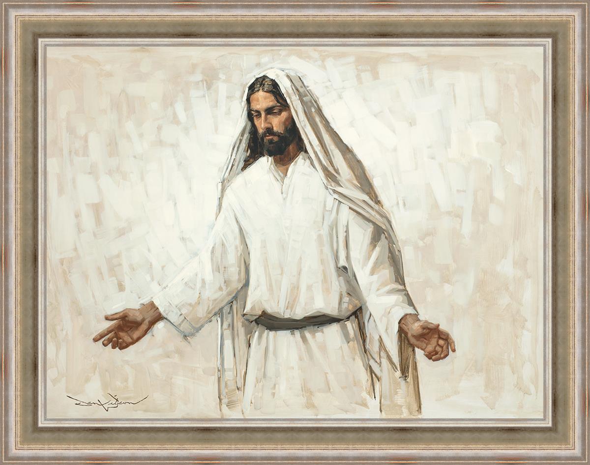 Every Knee Shall Bow Large Wall Art - Inspirational Christian Home Decor for Living Room, Bedroom & Office