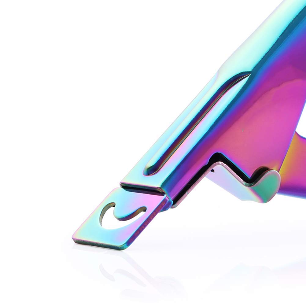 BornBeauty Stainless Steel False Nail Clippers - Professional Fake Nail Trimmer for Acrylic & Artificial Nails | Manicure Tool for Nail Art, Salon & Home Use | Perfect for DIY Nail Extensions & Gel Polish Designs