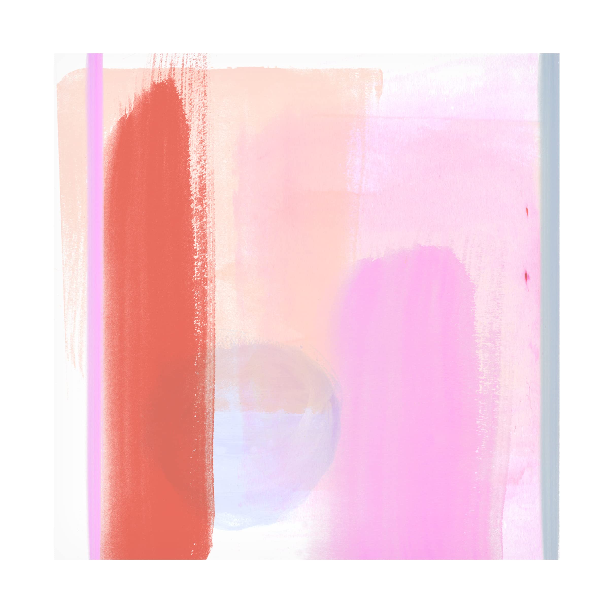 Trademark Fine Art 'Translucent Madras II' Canvas Wall Art by Jennifer Paxton Parker - Modern Abstract Painting for Living Room, Bedroom & Office Decor