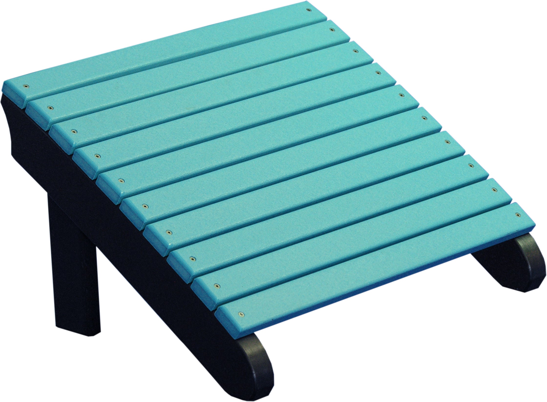LuxCraft Deluxe Adirondack Footrest - Premium Outdoor Patio Chair Footstool for Relaxing in Garden, Deck or Backyard - Comfortable & Durable Wooden Footrest for Lounge Chairs