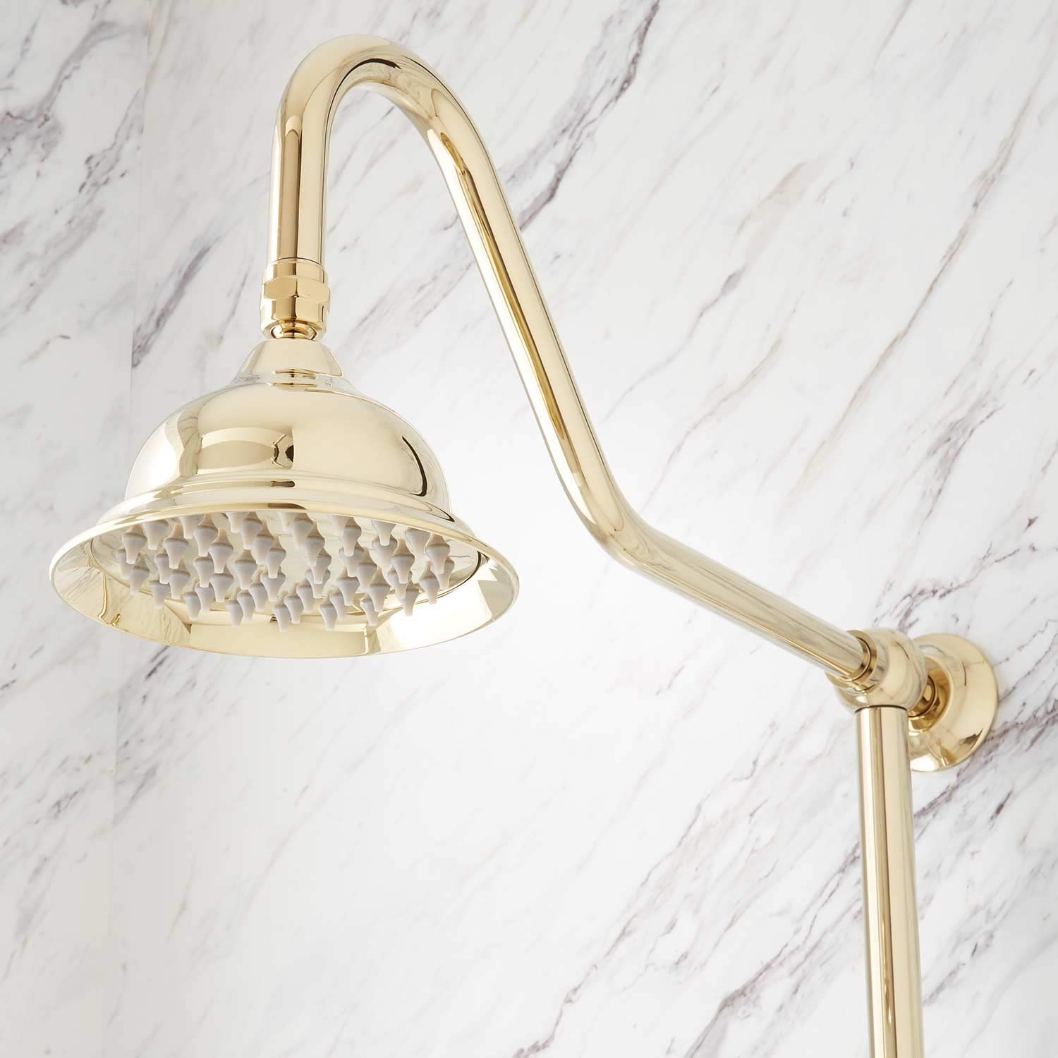 Signature Hardware 424430 Alliston Pressure Balanced Shower System with Adjustable Shower Head & Hand Shower - Chrome Finish - Rough-In Valve Included - Perfect for Bathroom Renovation & Spa-Like Shower Experience