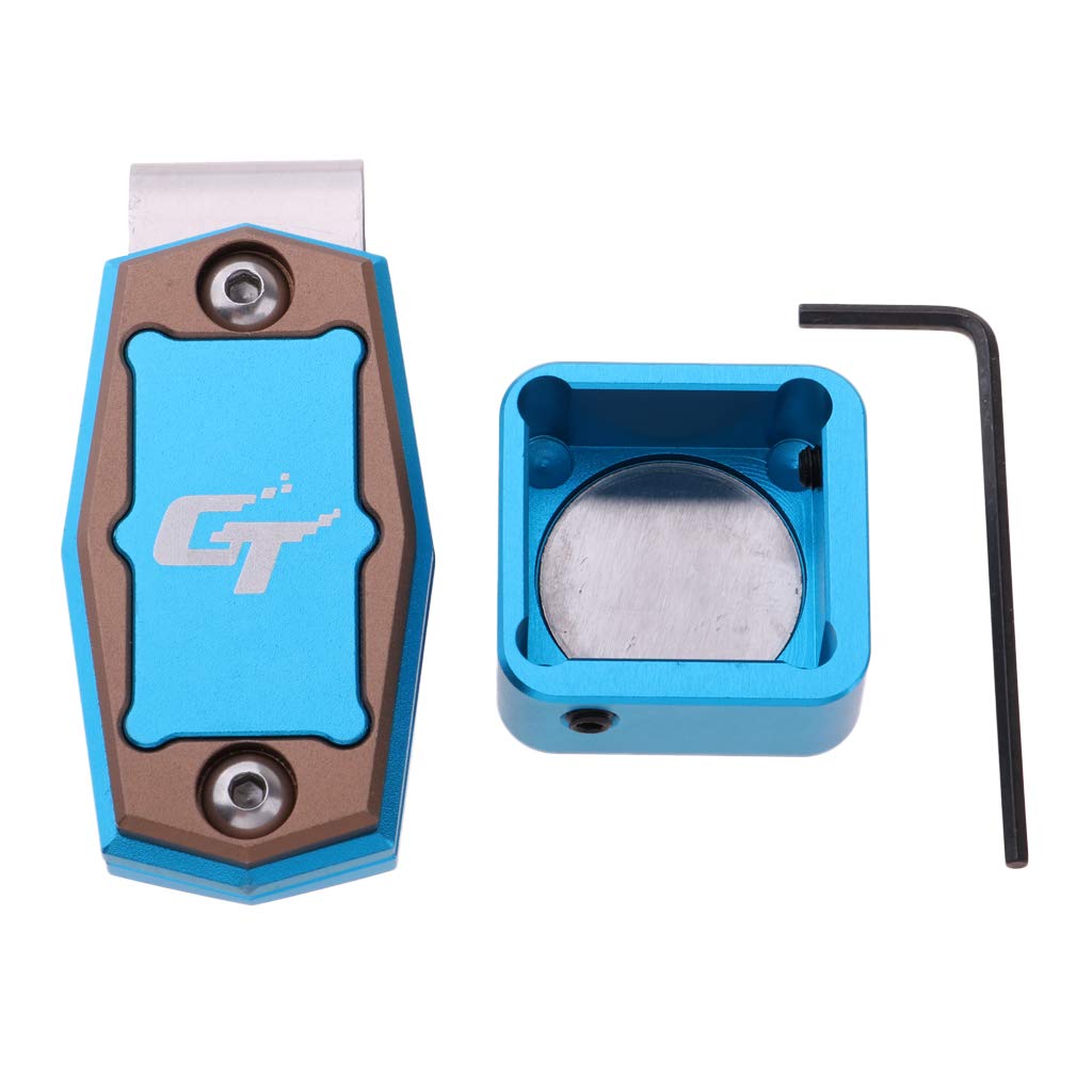 Tachiuwa Compact Chalk Holder for Billiard Pool - Durable Chalk Carrier Case Clip with Easy Grip - Perfect for Pool Cues, Snooker & Bar Games Accessories