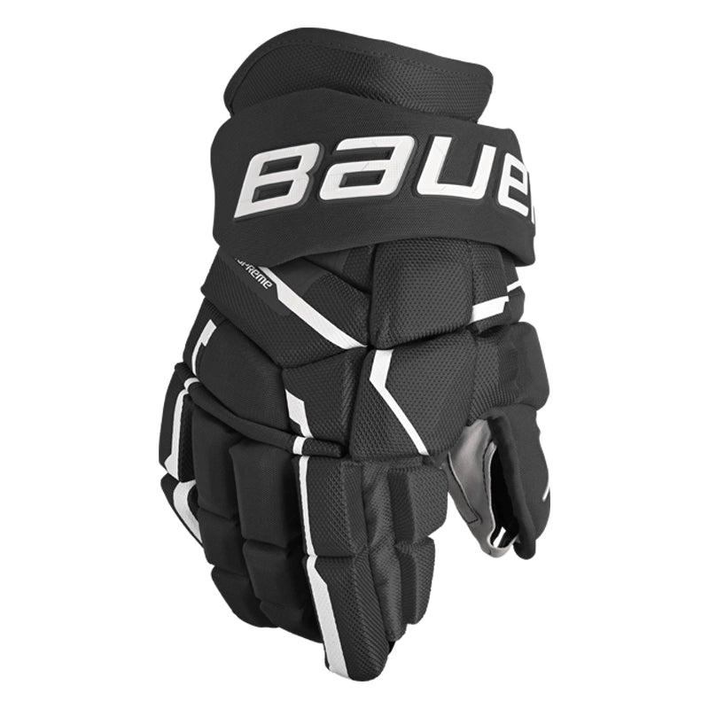 Bauer Supreme Mach Hockey Gloves - Intermediate Level Ice Hockey Gloves for Players - Perfect for Training & Competitive Games