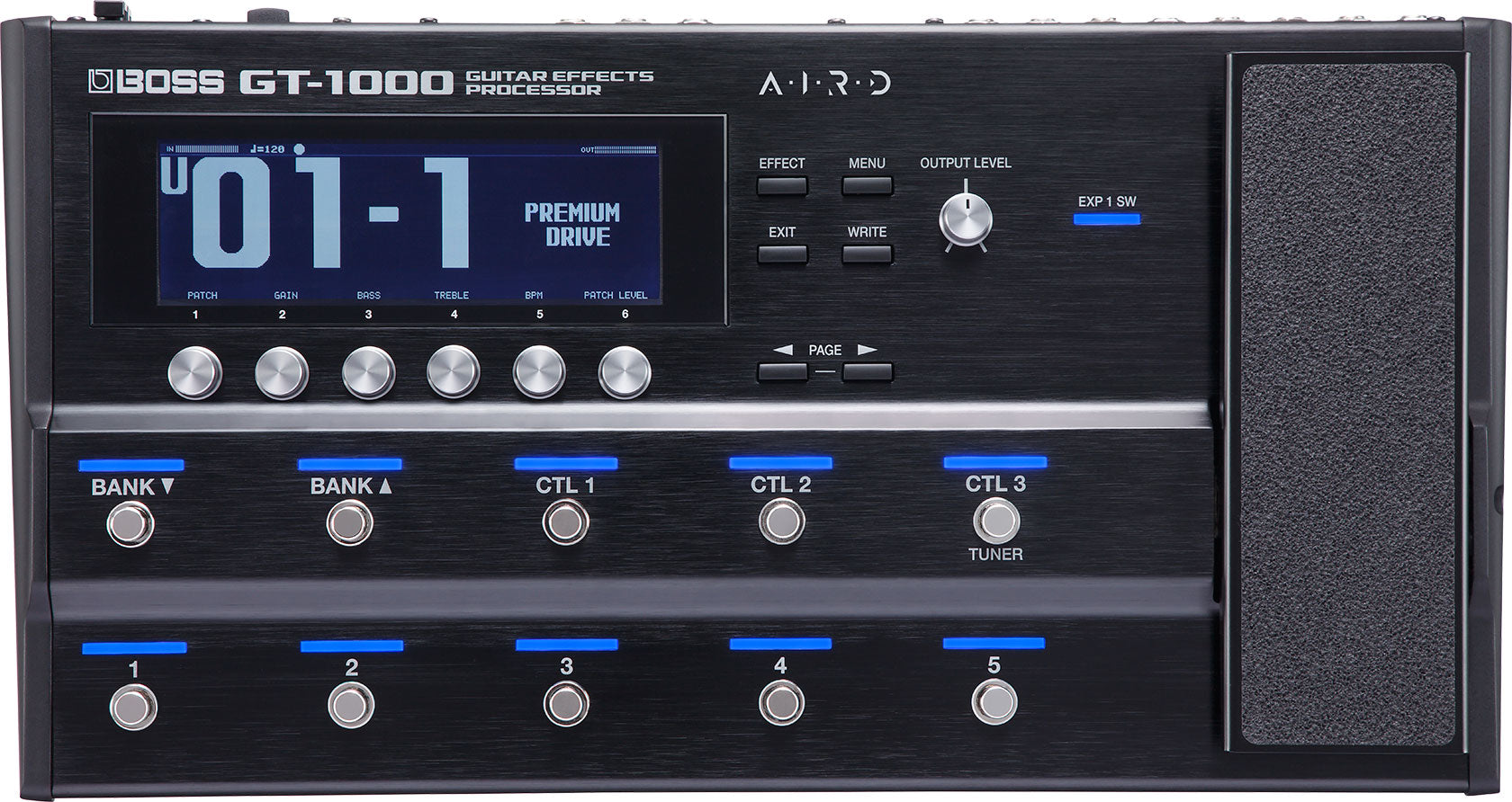 Boss GT 1000 Professional Guitar Multi Effects Pedal Processor - Perfect for Live Performances, Studio Recording & Home Practice