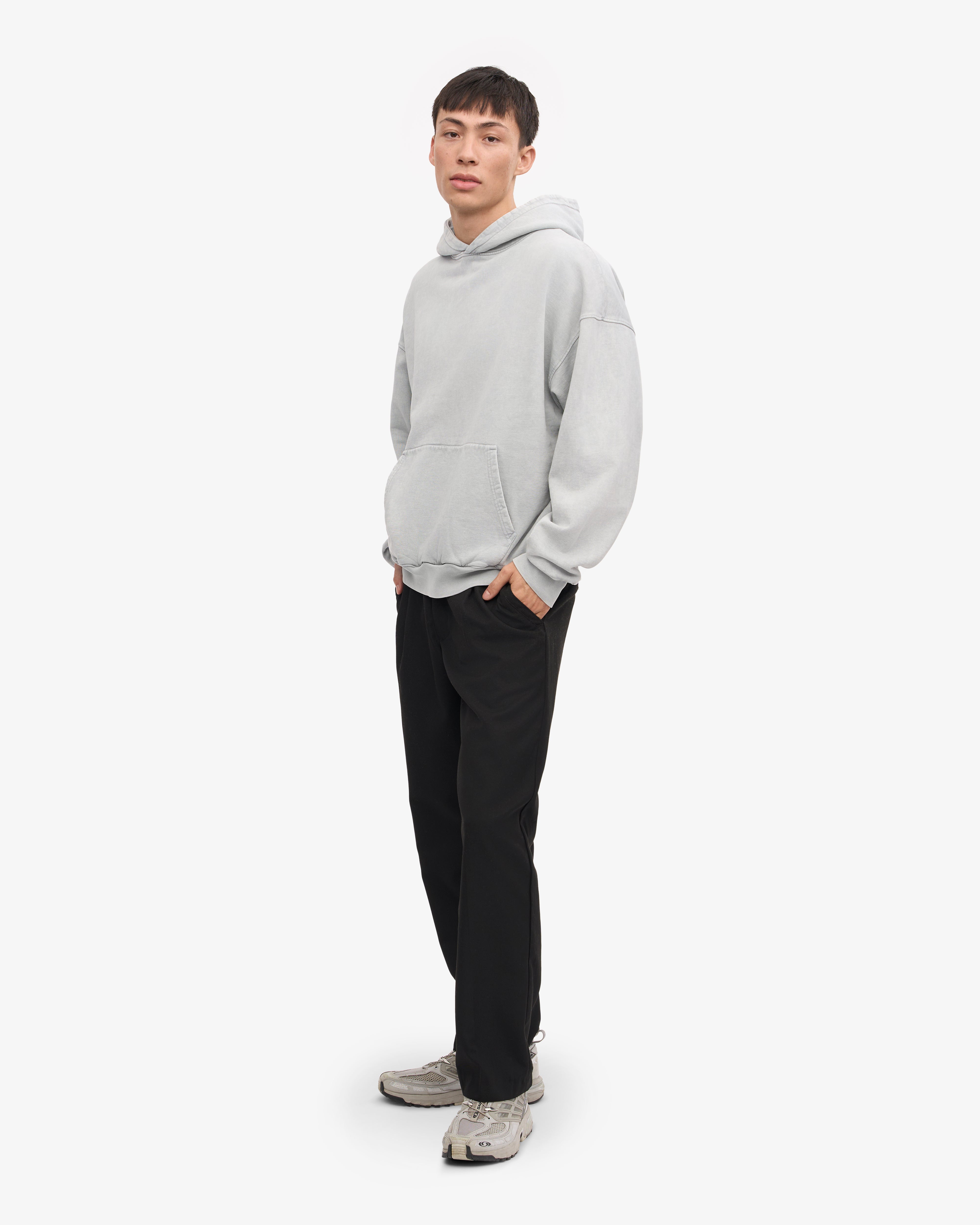 Organic Oversized Hoodie - Faded Grey - Cozy & Stylish Pullover for Men & Women - Perfect for Casual Wear, Loungewear & Outdoor Activities