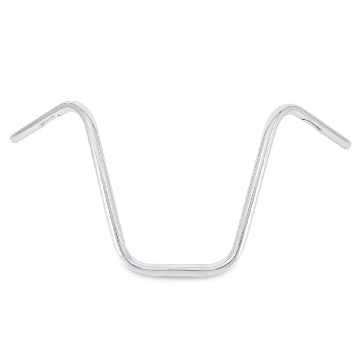 Burly Brand Narrow Bottom Ape Hanger Handlebar - 14 Inch Height, Chrome Finish for Harley Davidson & Motorcycles | B28-338 | Perfect for Custom Bike Builds & Comfortable Cruising