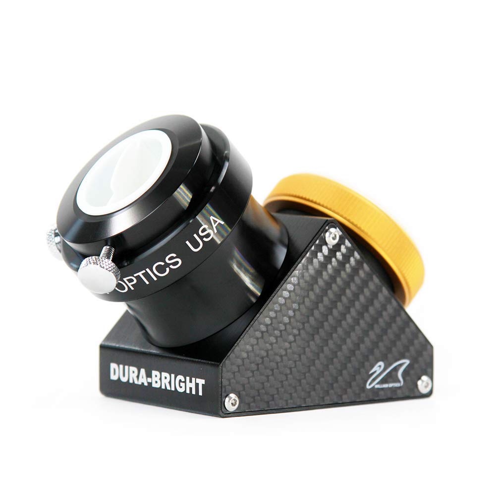 Premium William Optics 2-Inch 99% Dielectric Dura Bright Carbon Fiber Mirror Diagonal for SCT Telescopes - Perfect for Astronomy, Astrophotography & Stargazing Accessories