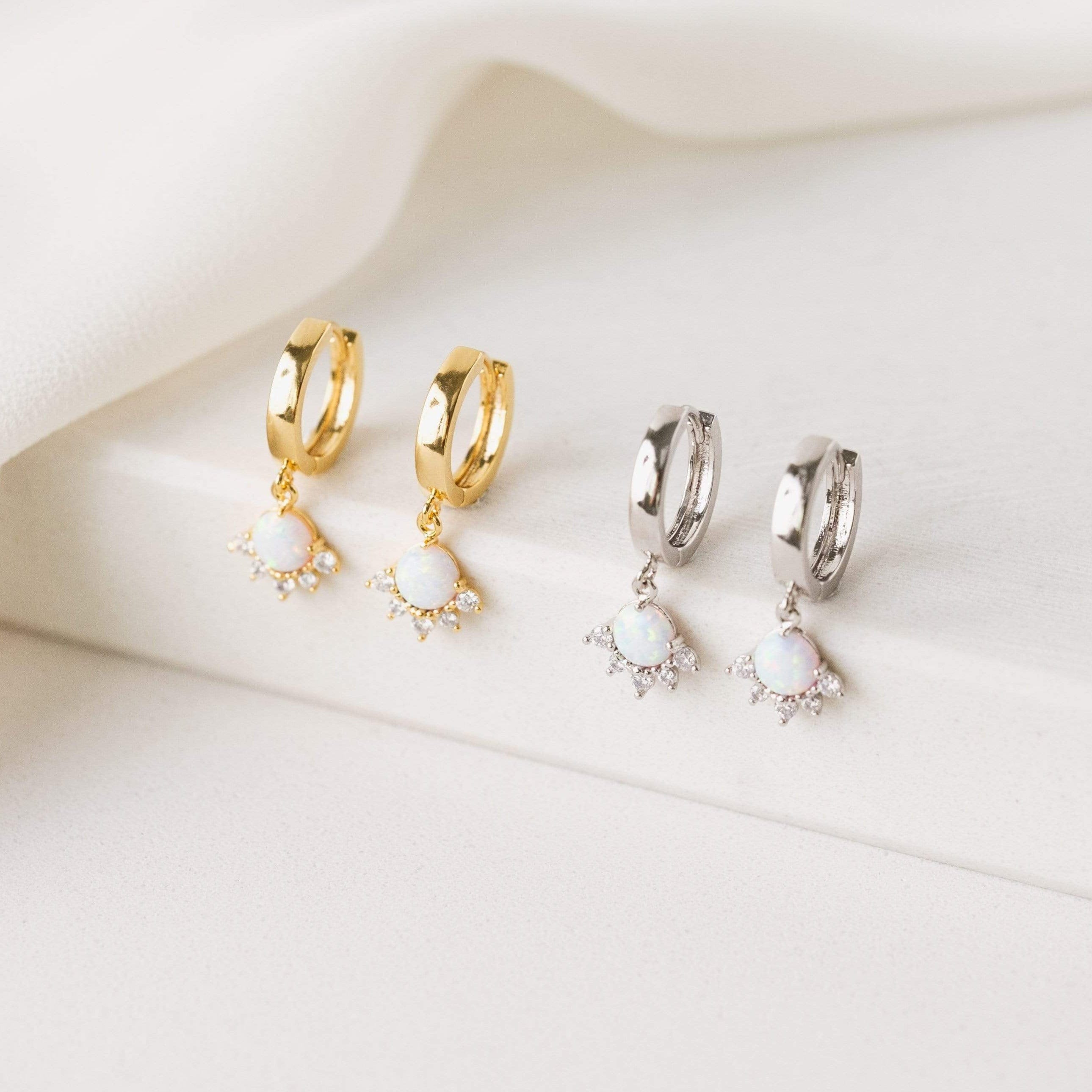 Juno Huggie Hoop Earrings for Women - 14K Gold Plated Small Hoop Earrings - Minimalist Huggie Earrings for Everyday Wear - Perfect for Work, Date Night & Gifts