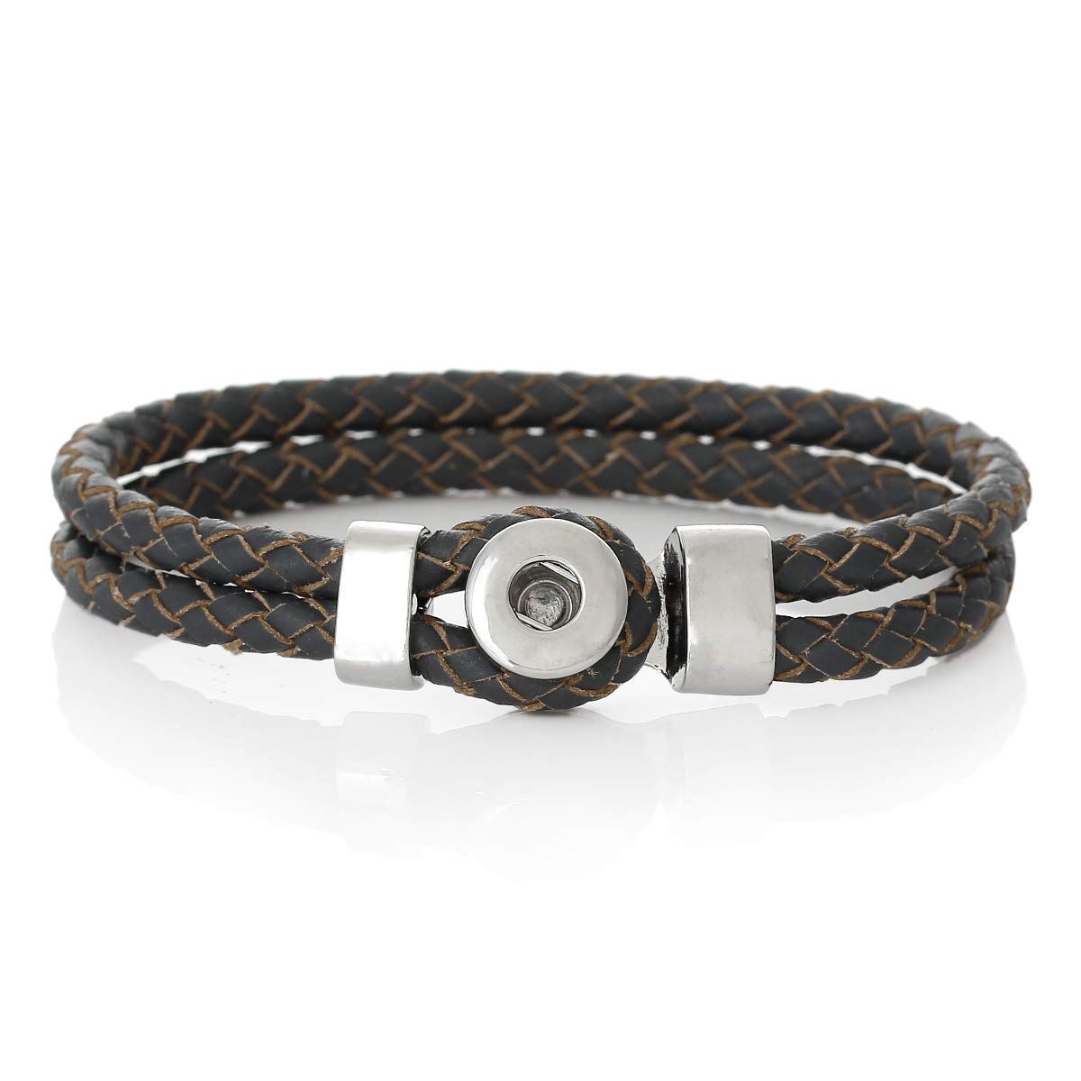 Sparkly Snap Bracelets for Women - Fashionable Adjustable Chunk Button Cuff Bracelets | Perfect for Parties, Gifts & Everyday Wear