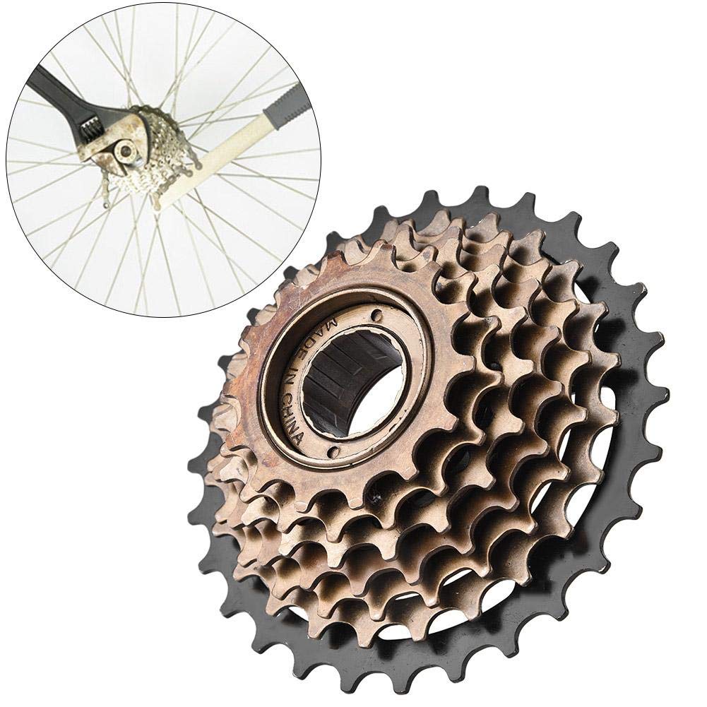 6-Speed Bike Cassette - Durable Freewheel for Bicycle Replacement - Non-Deformation Design - Perfect for Road Bikes, Mountain Bikes & Cycling Maintenance