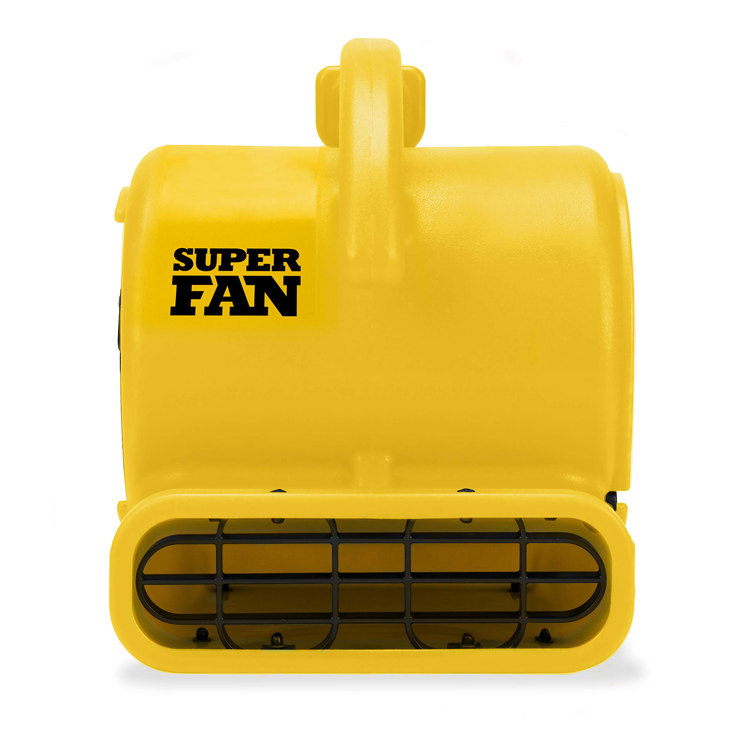 Super Powerful High Velocity Floor Fan - Personal & Portable Air Mover for Home, Office, Gym | Fast Cooling with 3 Speed Settings | Ideal for Indoor, Outdoor, Bedroom & Workspace (Yellow)