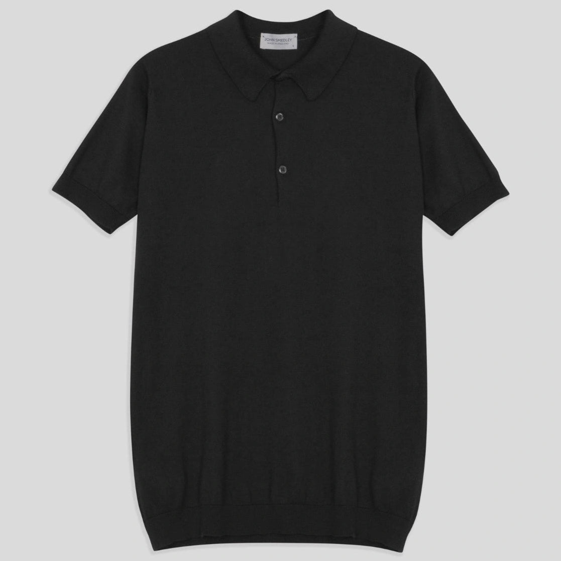 Premium Black Adrian Sea Island Cotton Polo Shirt for Men - Soft, Breathable & Stylish Casual Wear for Office, Golf & Outdoor Activities