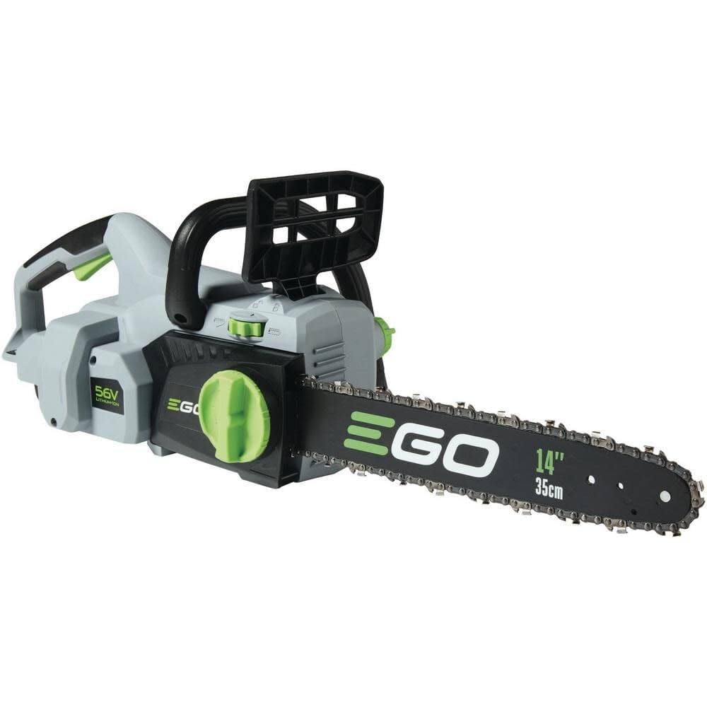 Ego Power+ 14-Inch Cordless Chainsaw Kit (Renewed) - Battery-Powered Electric Chainsaw for Tree Trimming, Firewood Cutting & Yard Maintenance
