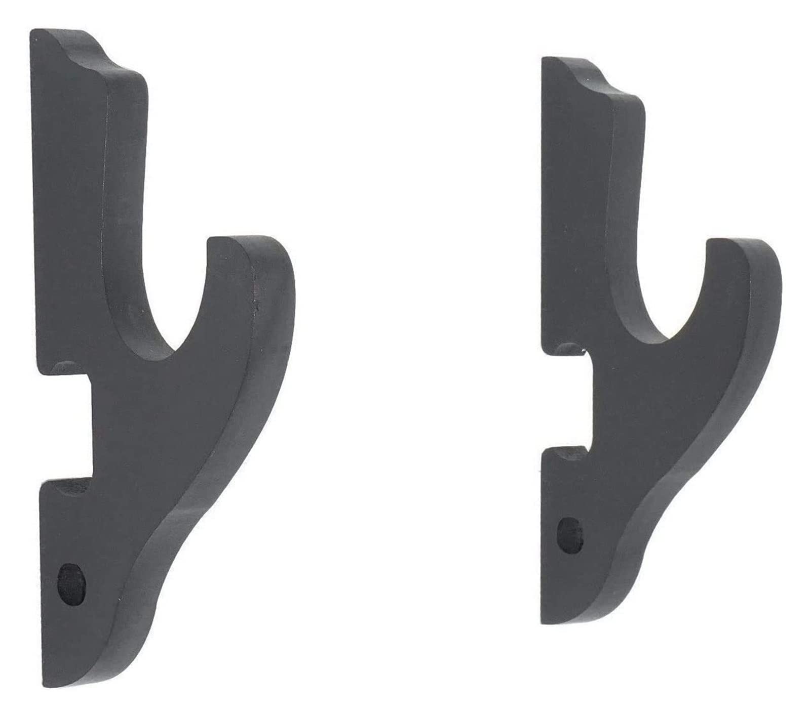LumeCube 2-Pack Samurai Sword Wall Mount Hooks - Katana & Wakizashi Display Holder Bracket - Perfect for Home Decor, Martial Arts Studios, and Weapon Collections