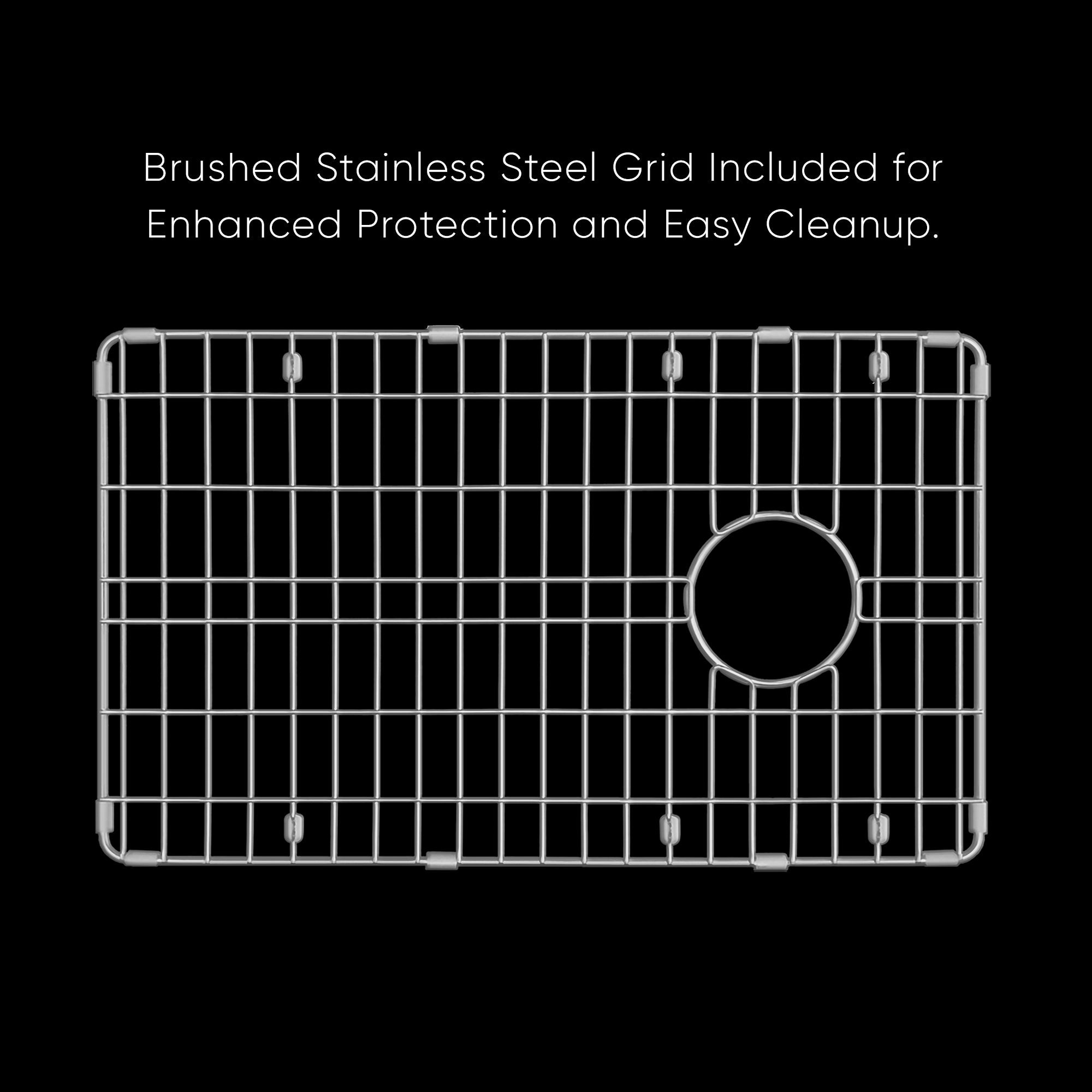 Premium Undermount or Drop-in Single Bowl Fireclay Kitchen Sink with Stainless Steel Grid - Durable Farmhouse Sink for Modern Kitchens & Remodeling Projects