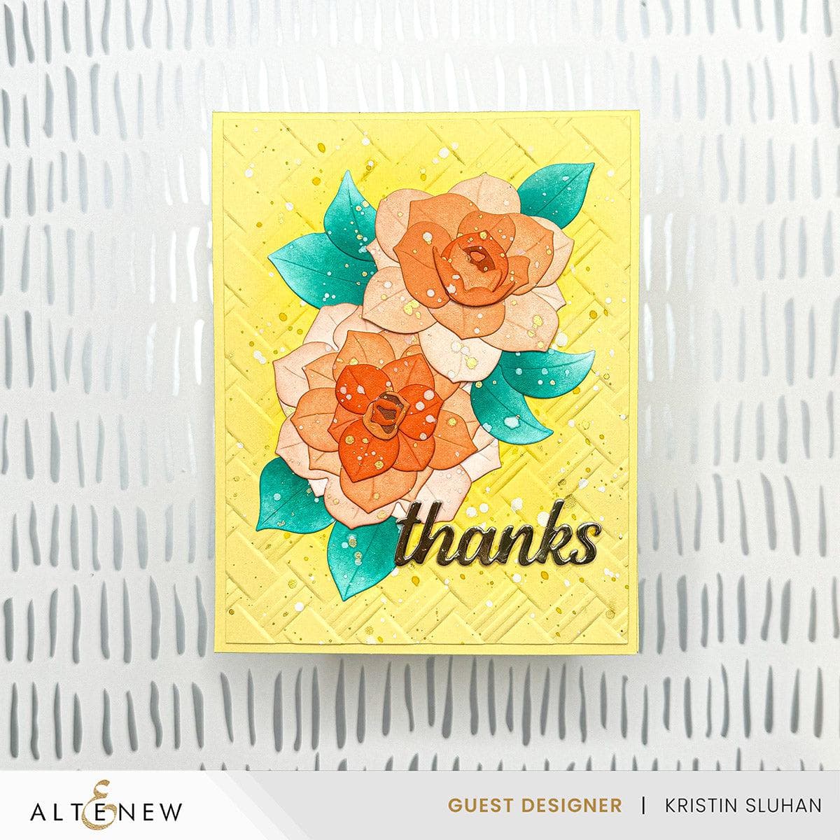 Natural Wicker Pattern 3D Embossing Folder for Card Making, Scrapbooking & DIY Crafts - Perfect for Handmade Greeting Cards, Invitations & Paper Projects