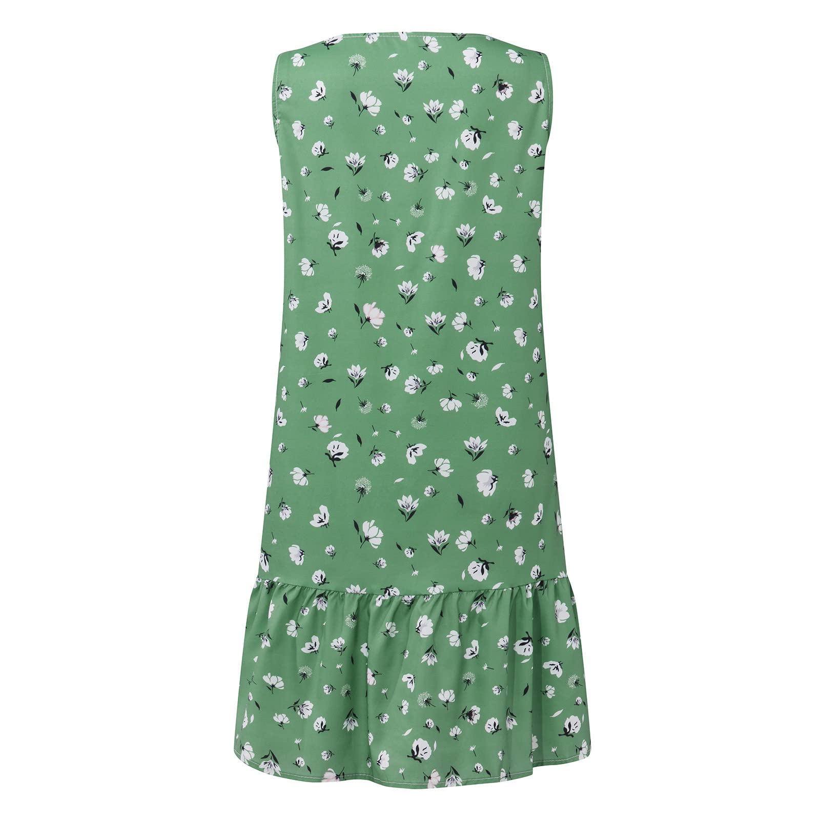 Doublelift Women's Summer Dresses - Casual Sleeveless Flowy Printed Sundress for Beach, Vacation & Outdoor Activities | Lightweight Loose Fit Maxi Dress