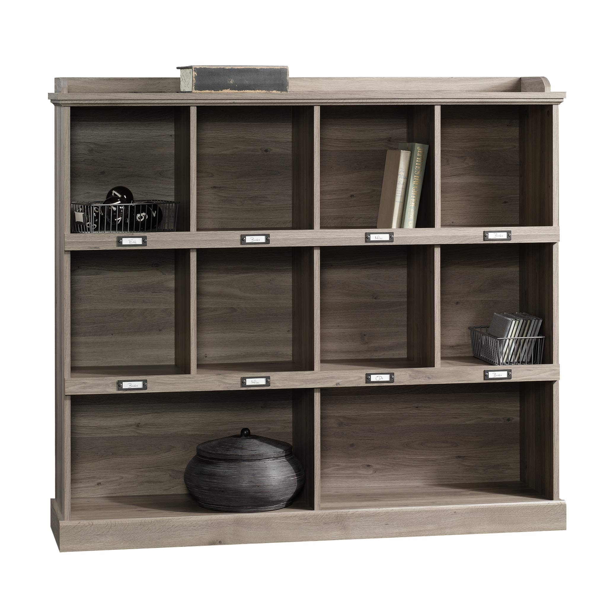 Sauder Barrister Lane Cubby Bookcase - Stylish Cube Storage Organizer for Home & Office - Modern Bookshelf with Multiple Compartments - Perfect for Living Room, Bedroom, or Study Organization