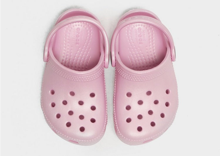 Crocs Kids Classic Pink Milk Clogs | Comfortable & Lightweight Slip-On Shoes for Boys & Girls | Perfect for School, Play & Outdoor Activities