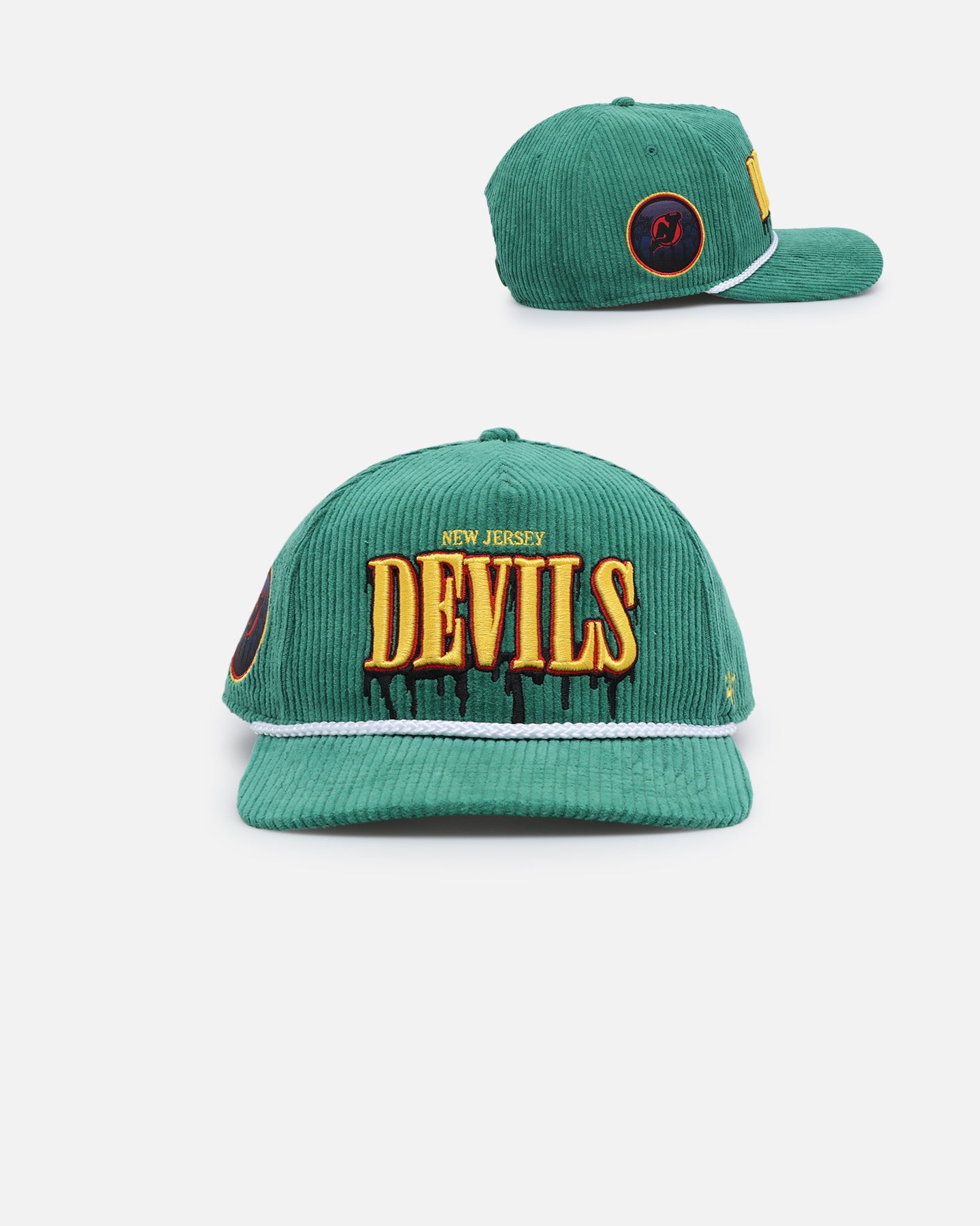 New Jersey Devils 47 Brand Slasher Hitch Snapback Kelly Green Hat - Perfect for Game Day, Sports Events & Casual Wear