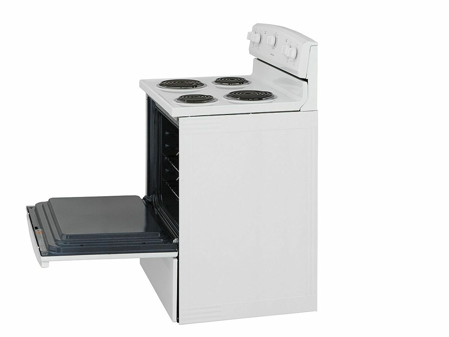 Amana ACR2303MFW 30-Inch Electric Range with Warm Hold Feature - White | Perfect for Home Kitchens & Small Restaurants
