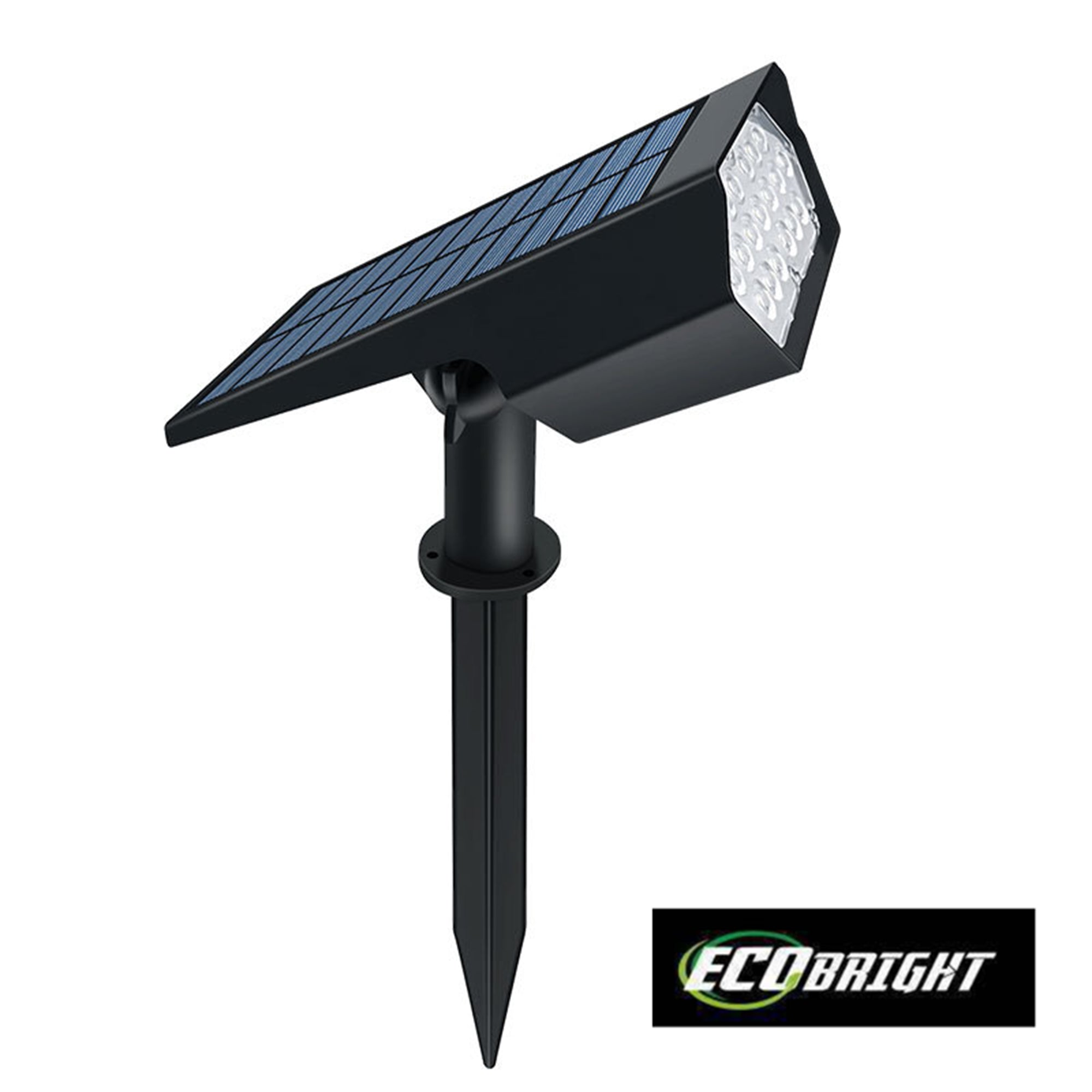 Solar Powered LED Garden Spotlight with Color Changing Lights - 19 Bright LEDs, 250 Lumens - Perfect for Outdoor Landscaping, Pathways, and Patio Decor