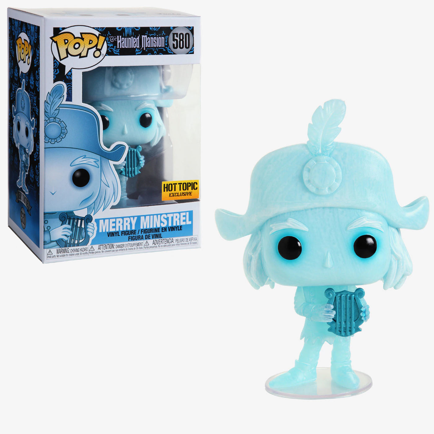 Disney The Haunted Mansion Merry Minstrel Collectible Figure - Hot Topic Exclusive - Perfect for Halloween Decor & Disney Fan Collections