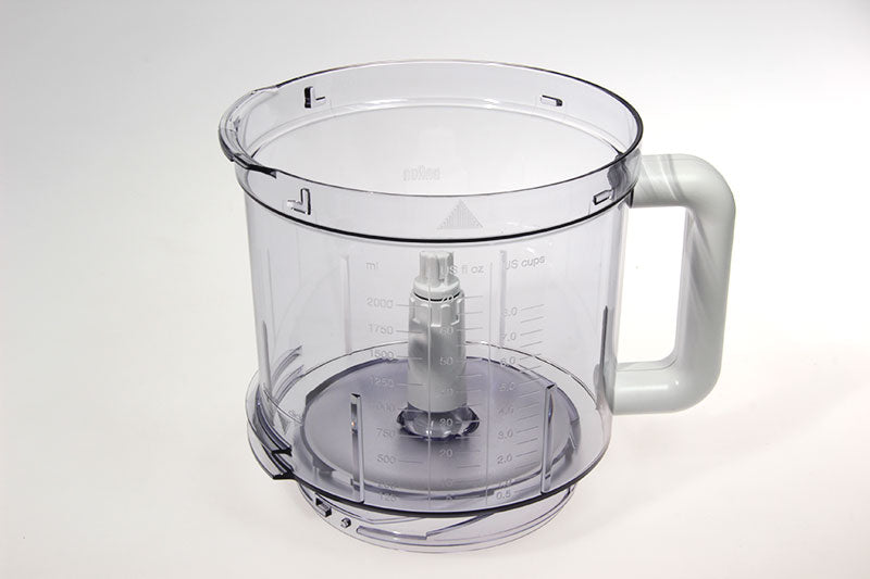Braun Food Processor Replacement Bowl 7322010204 - Compatible with Braun Food Prep Center - Durable & BPA-Free for Safe Food Processing - Perfect for Chopping, Slicing & Mixing in Your Kitchen