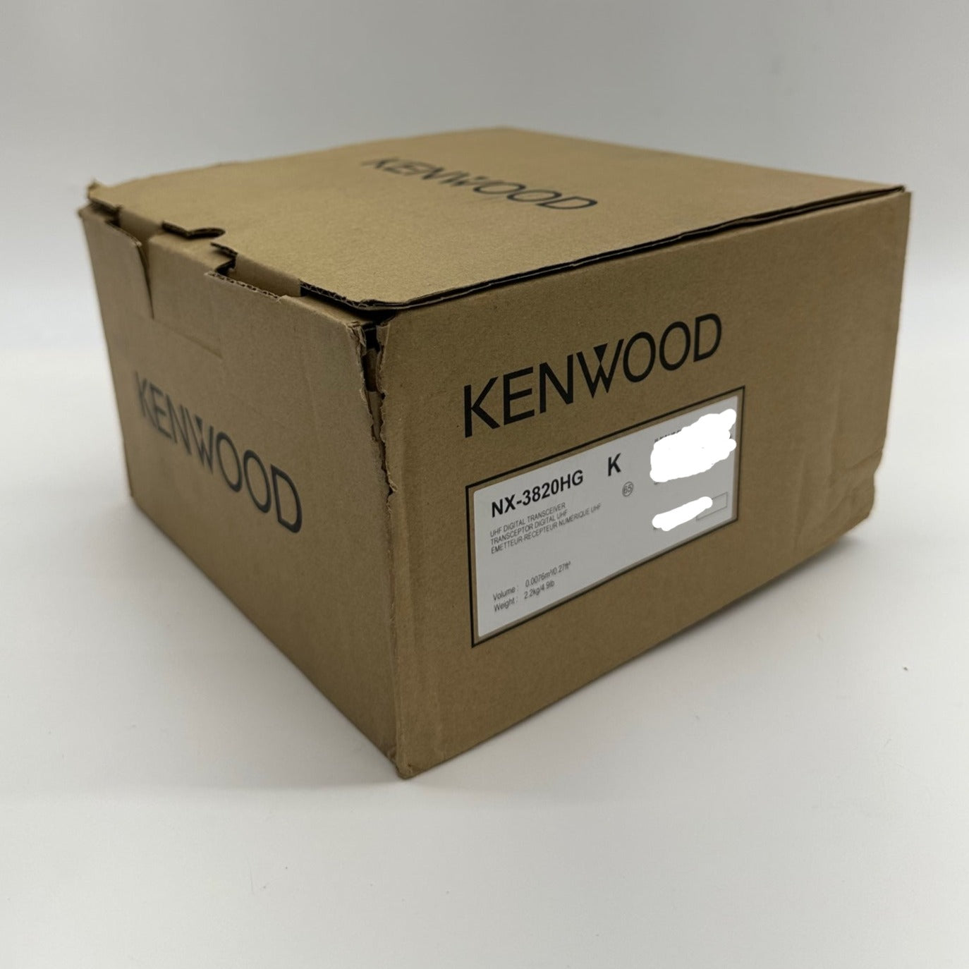 Kenwood NX-3820HG-K UHF Two-Way Mobile Radio - 400-470MHz, 5W/25W Power, IP55 Rated for Commercial & Industrial Use - Ideal for Trucking, Construction & Security Teams