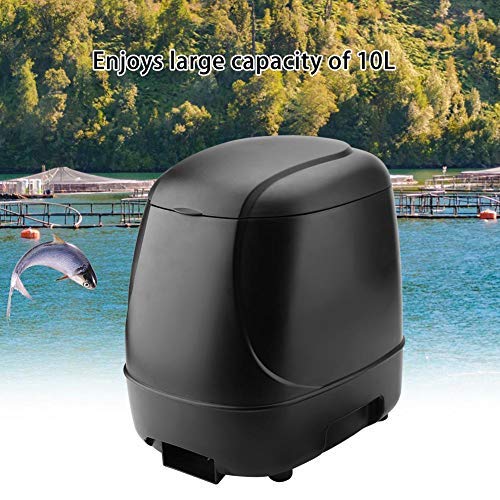 Automatic Fish Feeder for Outdoor Ponds & Aquariums - Large Capacity Smart Timer Fish Food Dispenser (Battery Not Included) | Perfect for Vacation Care & Daily Feeding