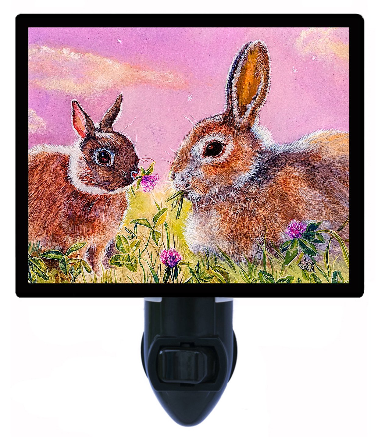 Cute Bunny LED Night Light for Kids - Animal-Shaped Nursery Lamp with Soft Glow for Bedroom, Baby Room & Nursery Decor - Perfect for Bedtime, Night Feeding & Soothing Fears