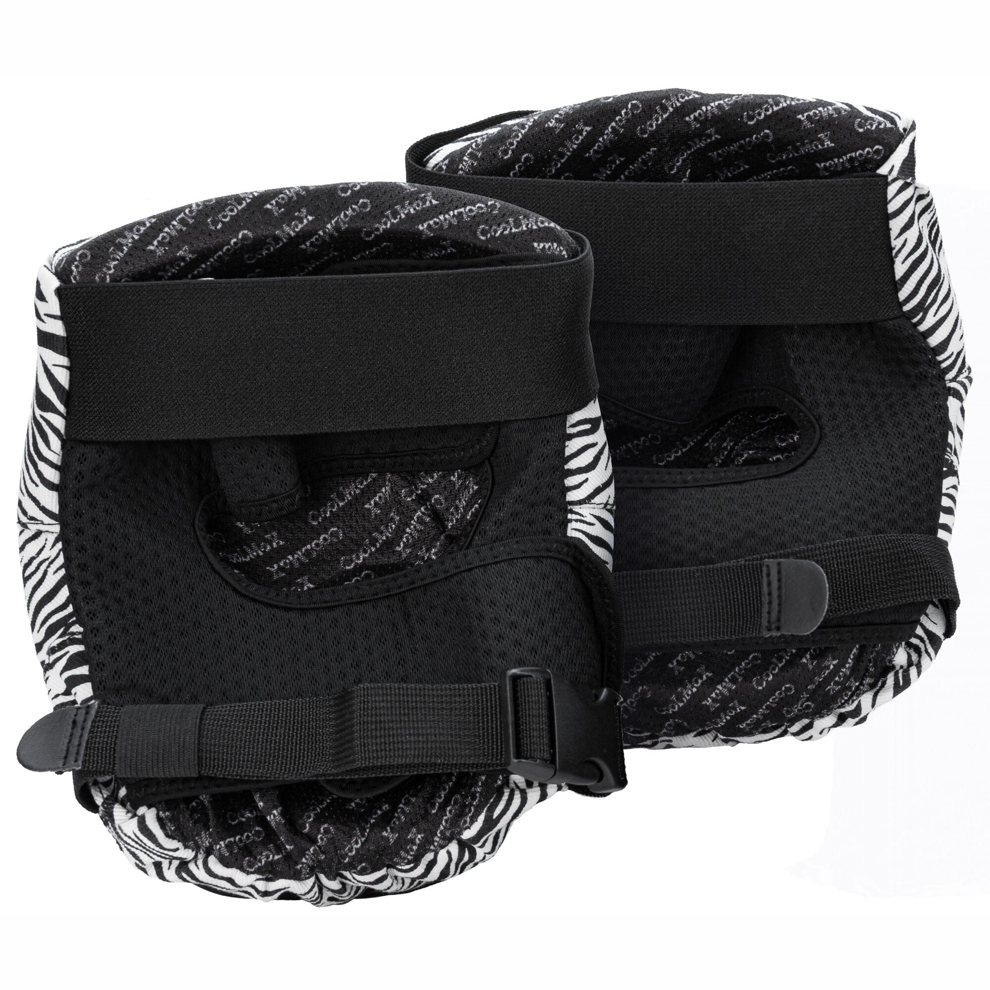 Aly Knee Pads for Work - Zebra Print Protective Gear for Construction, Gardening, and Sports - Comfortable & Durable Knee Support for Adults