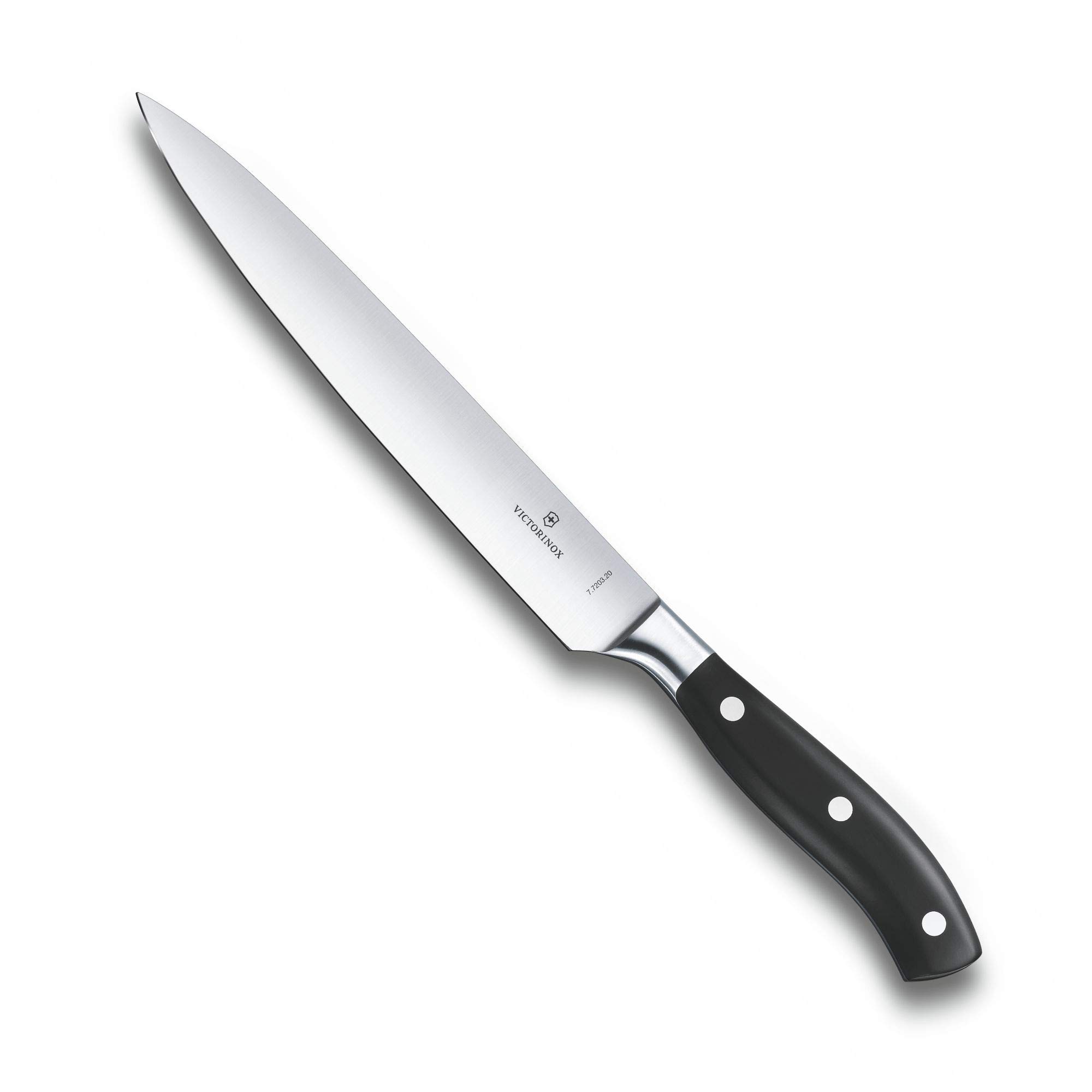Victorinox 8 Inch Forged Stainless Steel Slicing Knife - Professional Chef's Knife for Meat, Roasts, and Deli Slicing - Perfect for Home Kitchens and Commercial Use