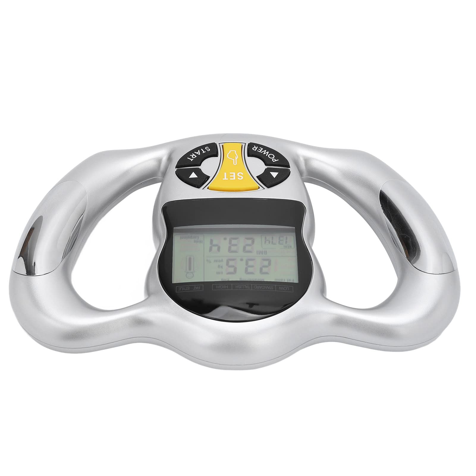 Portable Body Fat Monitor with LCD Screen - Accurate Calorie & Fat Measurement, Compact Digital Scale for Home Gym & Weight Loss Tracking | Perfect for Fitness Enthusiasts & Health Conscious Individuals