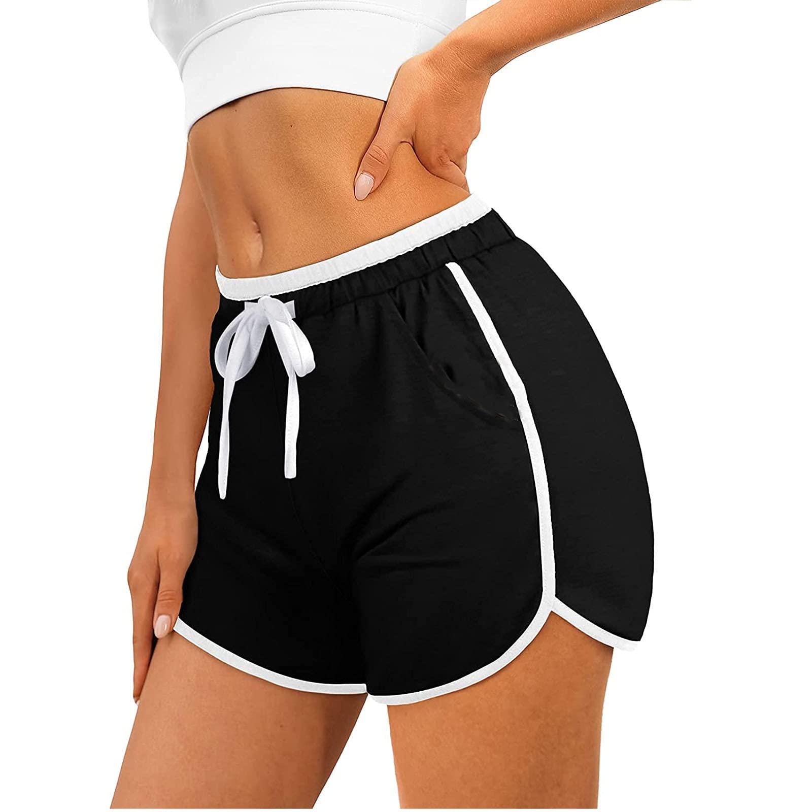 Trendy Women's Fall & Summer Work Shorts with Pockets - Comfortable Office & Casual Wear for 2022 | Perfect for Business, Travel & Outdoor Activities