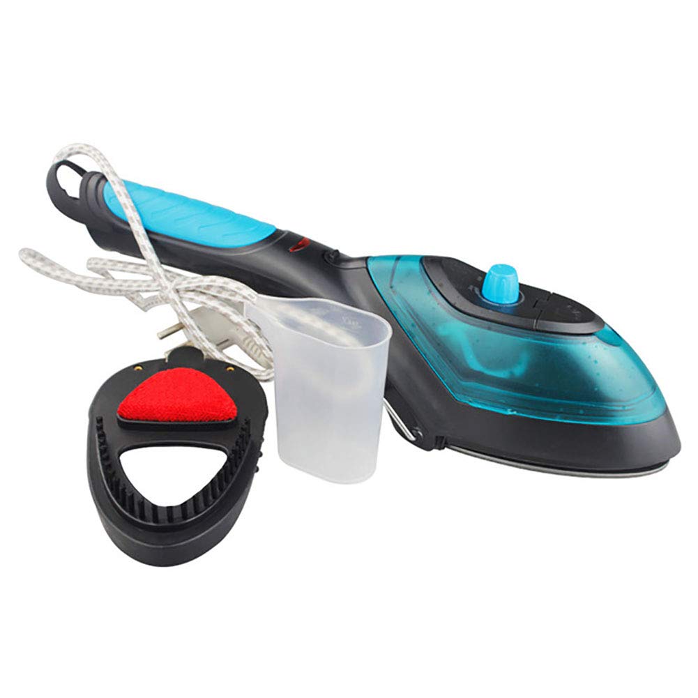 YINSY 2 in 1 Portable Garment Steamer & Steam Iron with 2 Brushes - 30 Second Fast Heat Up for Wrinkles - Perfect for Home, Travel, Office & Wedding Outfits - Lightweight & Compact Design for Easy Storage