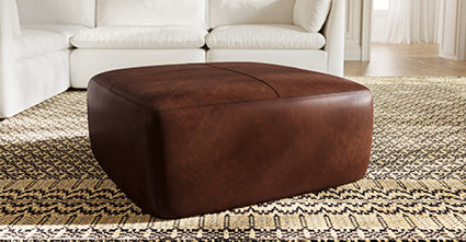 Sequoia Ottoman - Stylish and Comfortable Footstool for Living Room, Bedroom, or Office - Perfect for Relaxing, Reading, or Extra Seating