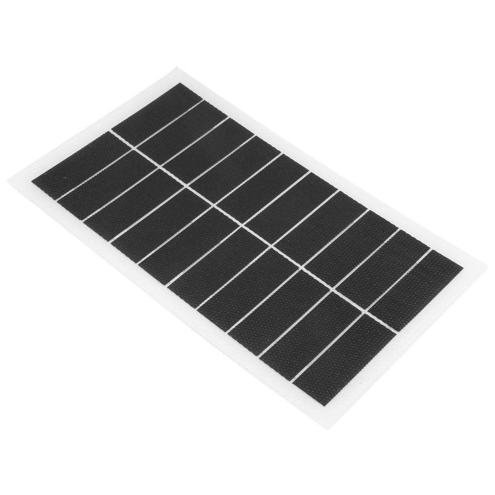 7W 10V Lightweight Solar Panel - Compact ETFE Solar Cell Module, Semi-Flexible Solar Power Panel for RV, Boat, Camping & Outdoor Power Supply