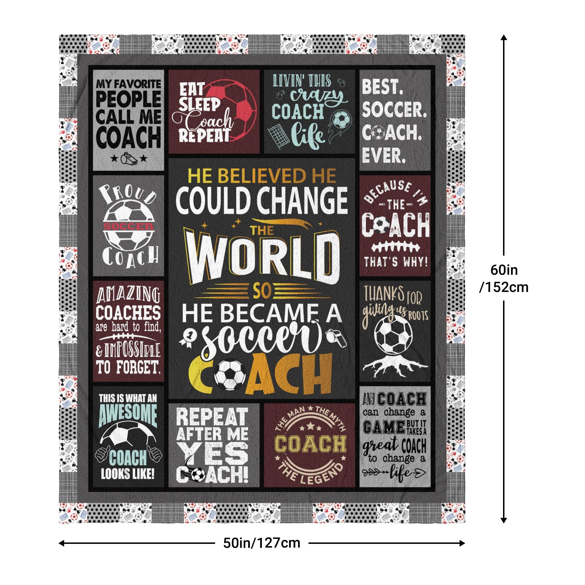 Premium Soccer Coach Gift Set - Personalized Thank You Gift for Men & Women - 60