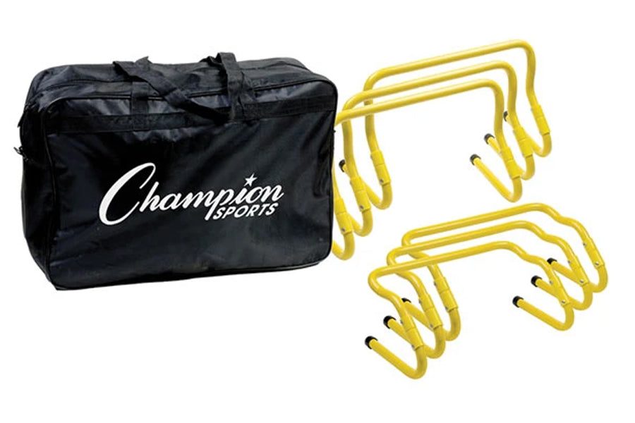 Warrior Adjustable Speed Hurdle Kit - Training Equipment for Track & Field, Soccer, Football & Agility Drills - Perfect for Athletes, Coaches & Fitness Enthusiasts