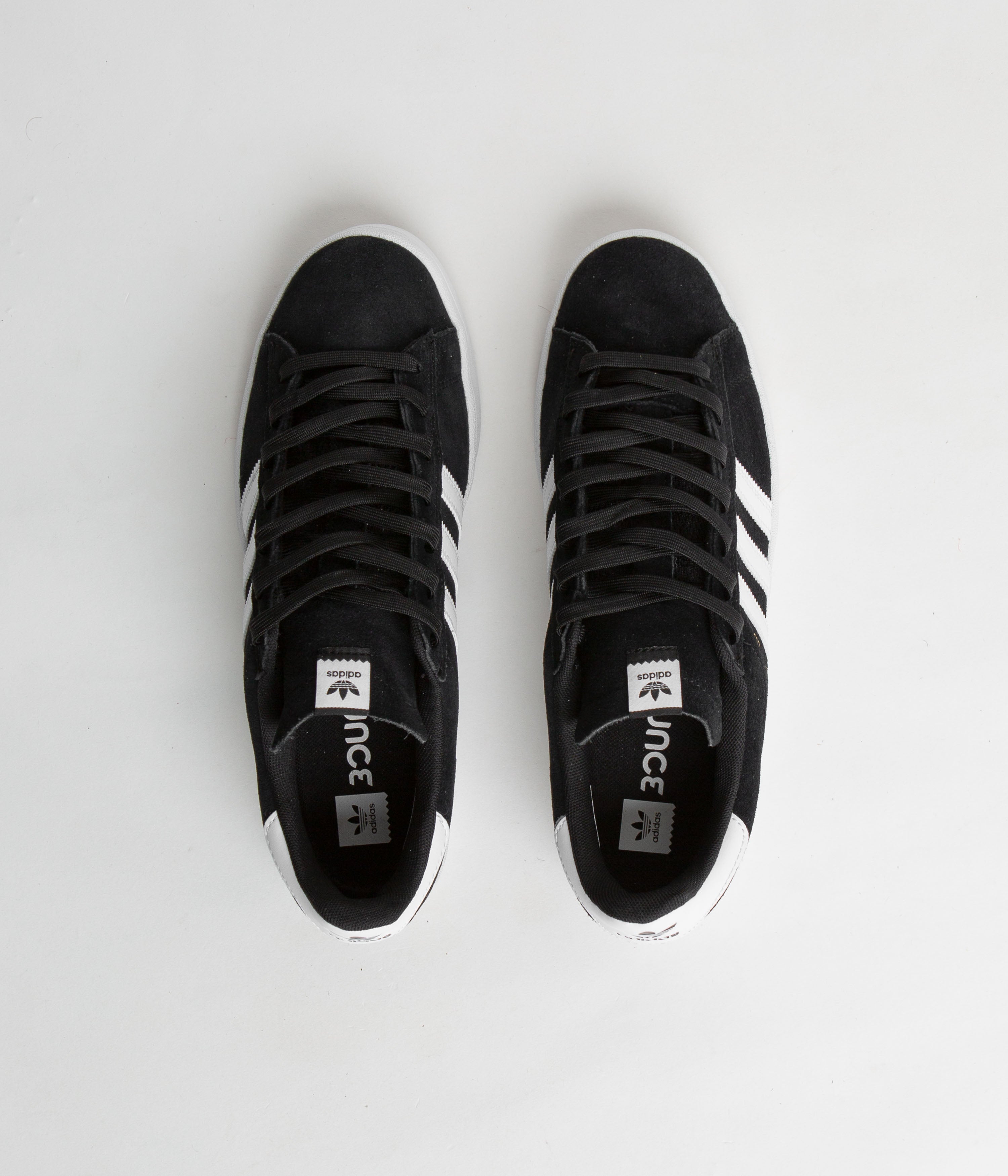 Adidas Campus ADV Sneakers - Core Black, White & White - Stylish & Comfortable for Casual Wear, Running & Street Fashion